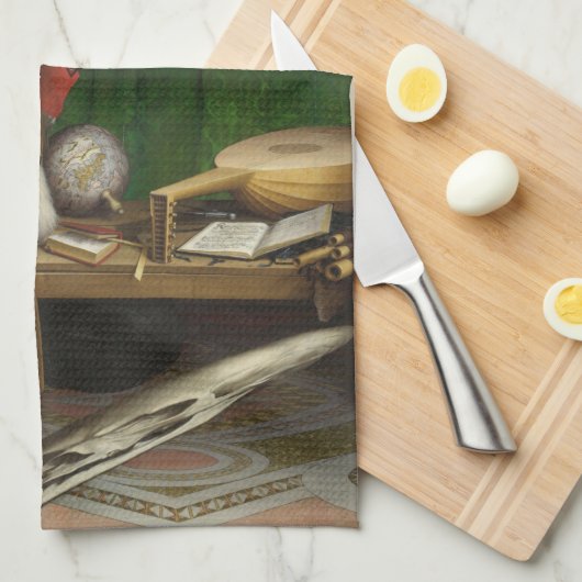 Die Botschafter, Holbein die Jüngeren Geschirrtuch (Viertel Falte)