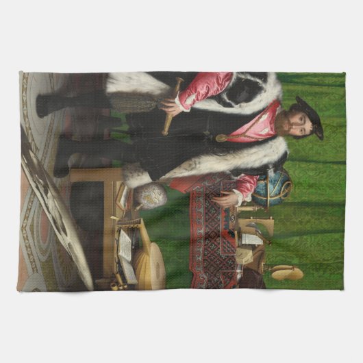 Die Botschafter, Holbein die Jüngeren Geschirrtuch (Horizontal)