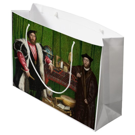 Die Botschafter, Holbein die Jüngeren Große Geschenktüte (Rückseite Schrägansicht)