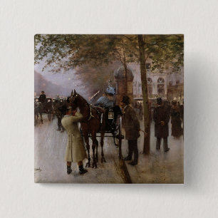 Die Boulevards, Abend vor Button