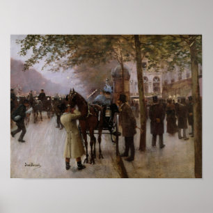 Die Boulevards, Abend vor Poster