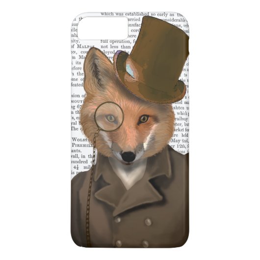 Die Bounder Fox Print Case-Mate iPhone Hülle (Rückseite)