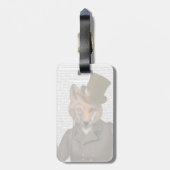 Die Bounder Fox Print Gepäckanhänger (Rückseite vertikal)