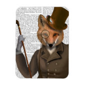 Die Bounder Fox Print Magnet (Vertikal)
