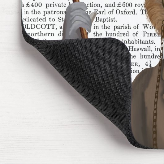 Die Bounder Fox Print Mousepad (Ecke)