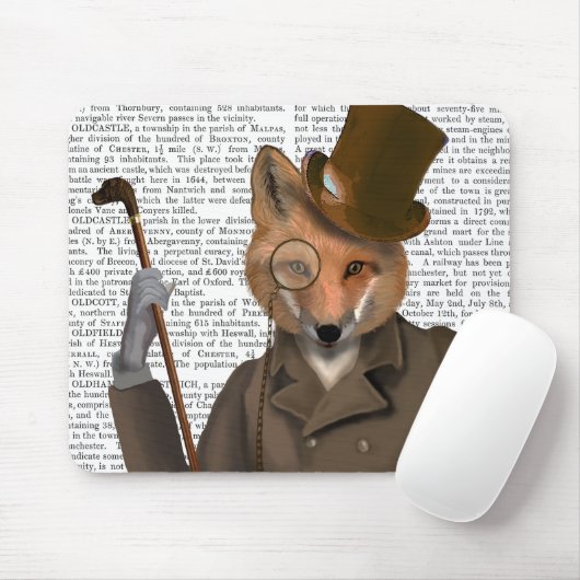 Die Bounder Fox Print Mousepad (Mit Mouse)