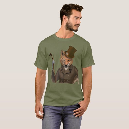 Die Bounder Fox Print T-Shirt (Vorne ganz)