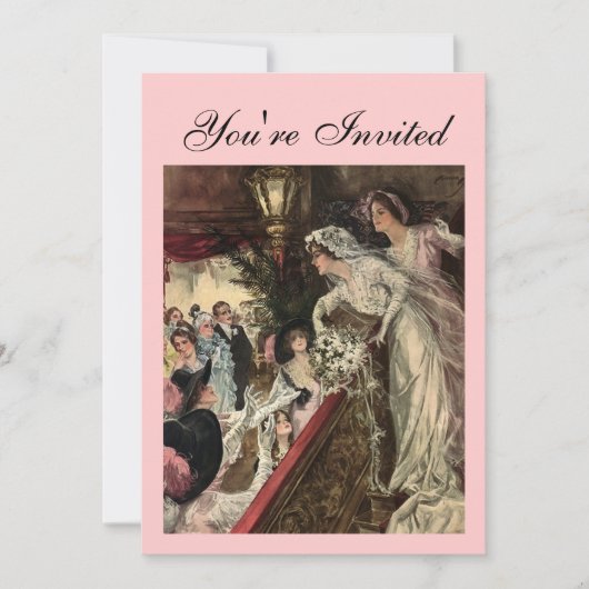 Die Bouquet werfen Einladung (Vorderseite)