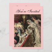 Die Bouquet werfen Einladung (Vorne/Hinten)