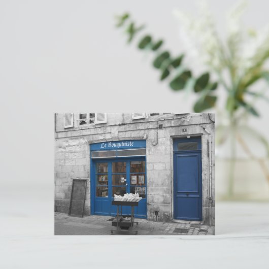 Die Bouquinistin Postkarte (Stehend Vorderseite)