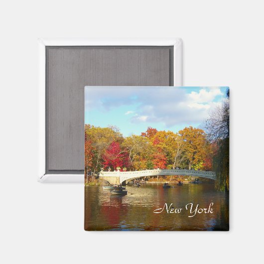 Die Bow-Brücke Magnet (Vorderseite/Rückseite)