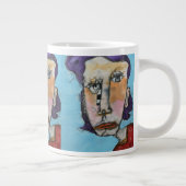 Die Box ist Vermisst Jumbo-Tasse (Rechts)