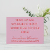 DIE BOXE SIND GESCHLOSSEN, WIR HABEN MEHR BEWEGUNG ANKÜNDIGUNG (Stehend Vorderseite)