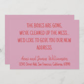 DIE BOXE SIND GESCHLOSSEN, WIR HABEN MEHR BEWEGUNG ANKÜNDIGUNG (Vorne/Hinten)