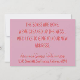 DIE BOXE SIND GESCHLOSSEN, WIR HABEN MEHR BEWEGUNG ANKÜNDIGUNG