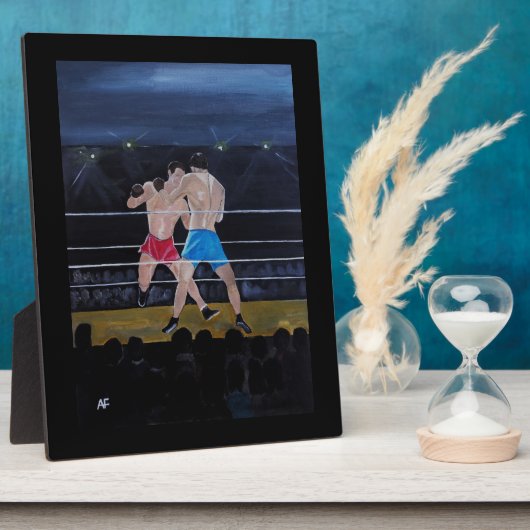 Die Boxer Gemälde von Alfred Fox Fotoplatte (Seite)