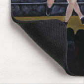 Die Boxer Gemälde von Alfred Fox Mousepad (Ecke)