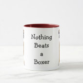 Die Boxer-Wecker-Tasse Tasse (Zentrum)
