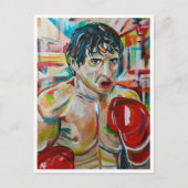 Die Boxermalerei von Alfred Fox Postkarte (Vorderseite)