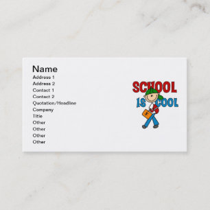 Die Boy School ist Cool Visitenkarte