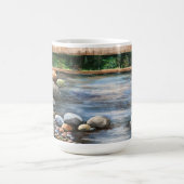 Die brachliegende, originelle, gemalte Kunst Kaffeetasse (Mittel)