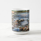 Die brachliegende, originelle, gemalte Kunst Kaffeetasse (Mittel)