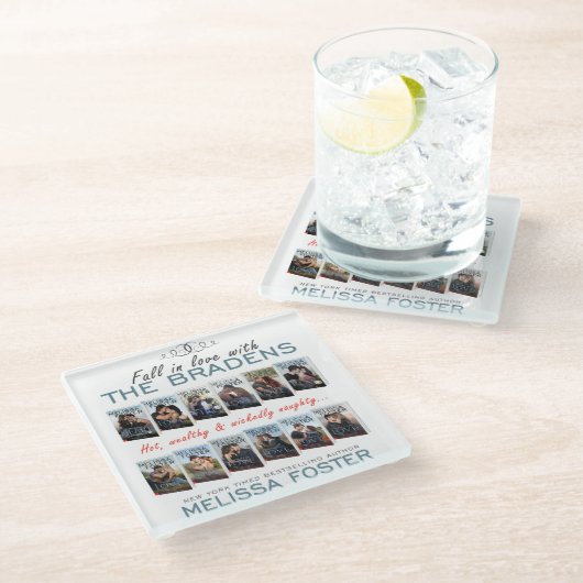 Die Bradens von Weston & Bradens im Trusty Unterse Glasuntersetzer (Schrägansicht)