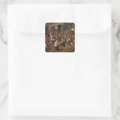 Die Brände von St. Martin Quadratischer Aufkleber (Tasche)