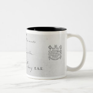 Die Brandenburg-Konzerte, 1721 Zweifarbige Tasse