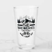 Die Brauereien rufen und ich muss gehen Glas (Vorderseite)