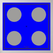 Die braune optische Illusion drehen Poster (Vorne)