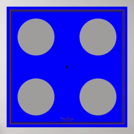 Die braune optische Illusion drehen Poster (Vorne)