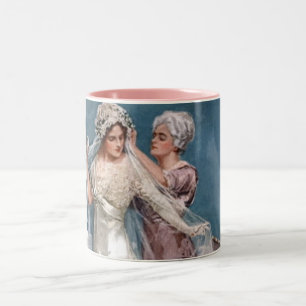 Die Braut ankleiden Zweifarbige Tasse