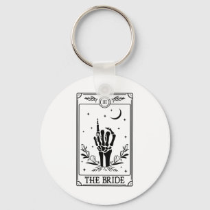 Die Braut Bläserskelett Hand Gothic Bachelorette Schlüsselanhänger