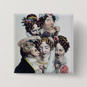 Die Braut, c.1820 (litho) Button