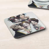 Die Braut, c.1820 (litho) Getränkeuntersetzer (Linke Seite)