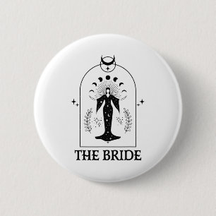 Die Braut Coven Gothic Witch Bachelorette Matching Button