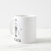 Die Braut Coven Gothic Witch Bachelorette Matching Kaffeetasse (Vorderseite Links)