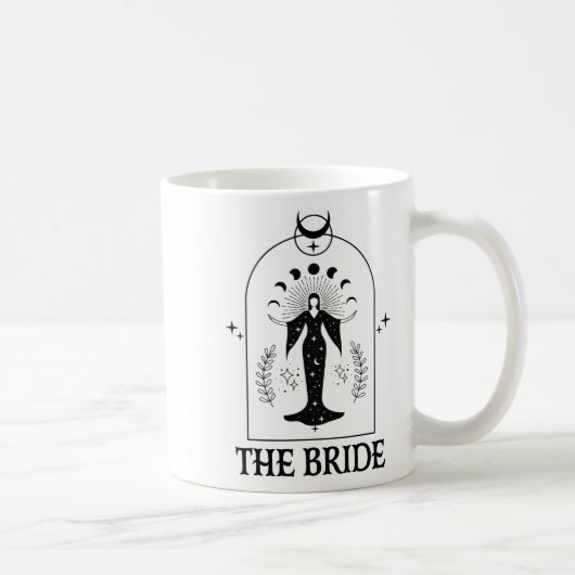 Die Braut Coven Gothic Witch Bachelorette Matching Kaffeetasse (Rechts)