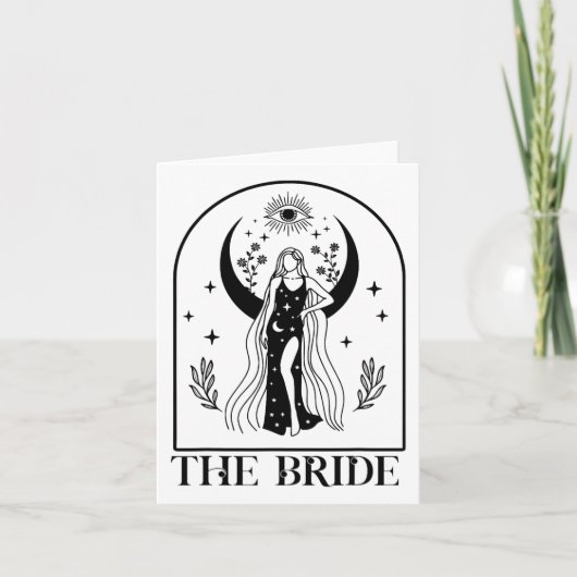 Die Braut Coven Witchy Gothic Wedding Bachelorette Karte (Vorderseite)