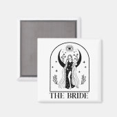 Die Braut Coven Witchy Gothic Wedding Bachelorette Magnet (Vorderseite/Rückseite)