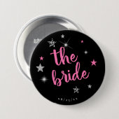 Die Braut Disco Junggesellinnenabschied ID925 Button (Vorne & Hinten)