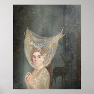 Die Braut, dunkle Romantik, gotisch Poster