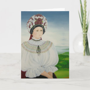 Die Braut Feiertagskarte