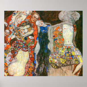 Die Braut Gustav Klimt Poster