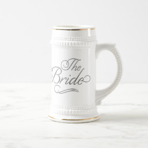 Die Braut-Honeymoon-Tasse Silver Bierglas