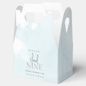 Die Braut ist auf Cloud 9 elegantes Brautparty Geschenkschachtel (Geöffnet)