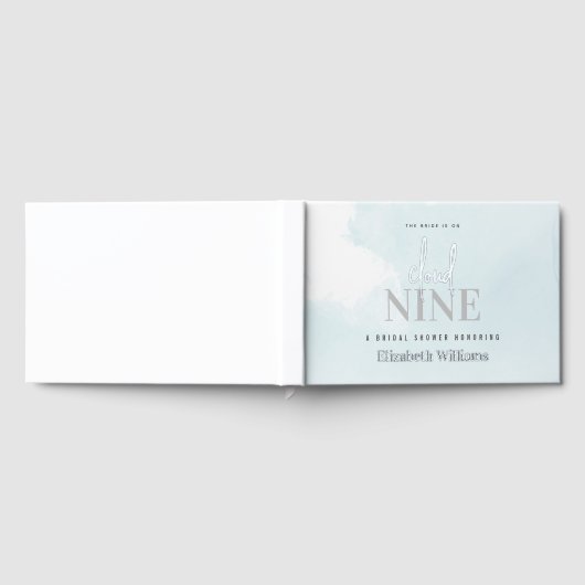 Die Braut ist auf Cloud Nine Brautparty Gästebuch (Voll)