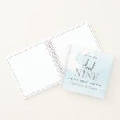 Die Braut ist auf Cloud Nine Brautparty Gästebuch Notizblock (Innenseite)