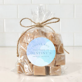 Die Braut ist auf Cloud Nine Brautparty Vielen Dan Runder Aufkleber